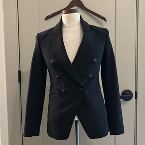 Express black double breasted blazer